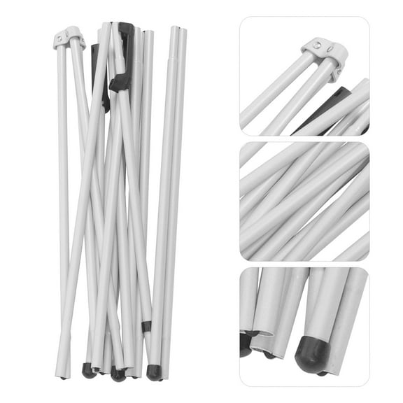 jojofuny 1Pack Paint Tripod for Outdoor Painting Portable Display Easel Stand Aluminium Alloy White Adjustable Height