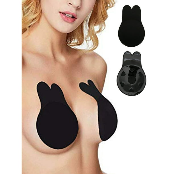 Adhesive Bra,Strapless Sticky Invisible Push up Reusable Silicone Bra,The  Best Off Backless Viscous Bra for Women