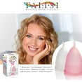 thumbnail image 2 of Talisi Menstrual Cups Set of 2 Period Cup Reusable Small Large Sizes Silicone Soft Cups Regular and Heavy Flow Feminine Hygiene Products Tampon and Pad Alternative Protection Copa Menstrual Organic, 2 of 9