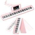 thumbnail image 1 of Piano digital TERENCE V30 Teclado ponderado de 88 teclas rosa, 1 of 8