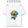 thumbnail image 3 of Camiseta de algodón de verano 2024 con múltiples diseños de anime Lilo Stitch, camisetas para niños y niños, camisetas casuales de cuello redondo y manga corta, 3 of 5