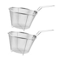 thumbnail image 4 of IFANLANDOR 2 Pcs Panier de Cuisine en Acier Inoxydable Rond pour Cuisine Familiale et Restaurants, 4 of 8