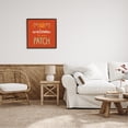 thumbnail image 3 of Stupell Industries Welcome Pumpkin Patch Phrase Holiday Painting Black Framed Art Print Wall Art, 24 x 24, 3 of 9
