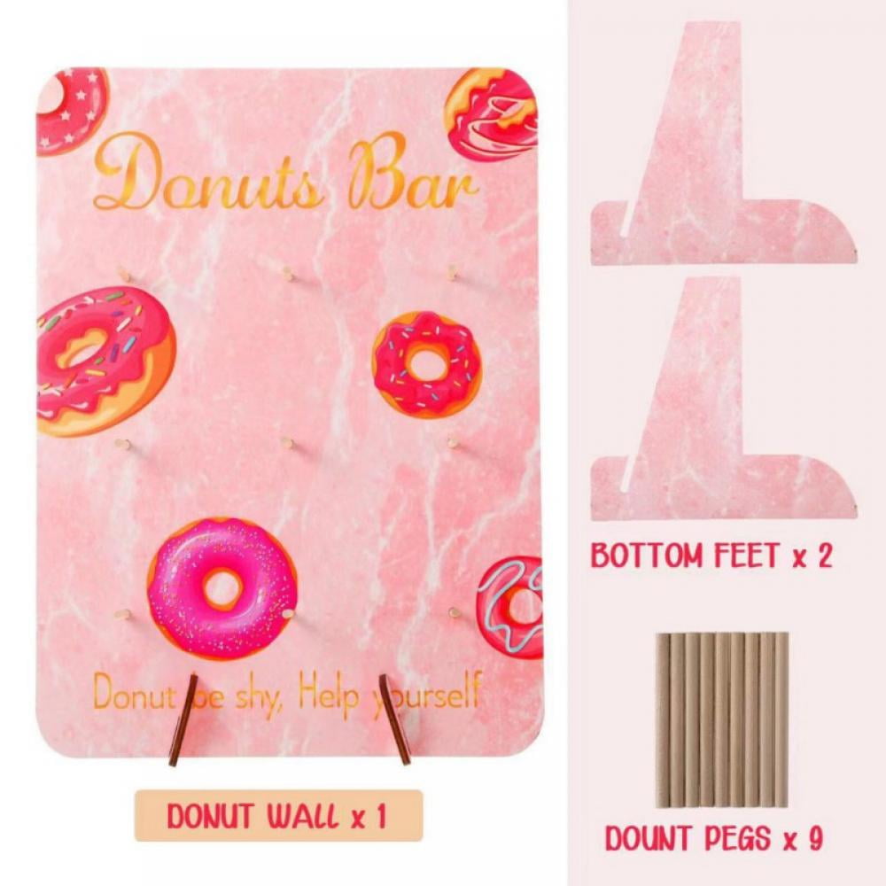 Donut Display Stand,Wooden Donut Stand,Sturdy Donut Display Nails