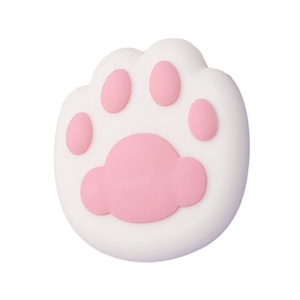 Tope de puerta autoadhesivo con diseño de pata de gato 3D, protector de pared para manija de puerta, protector de pared, almohadilla silenciadora anticolisión, adhesivo amortiguador