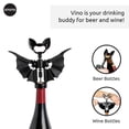 thumbnail image 3 of Abridor de vino y cerveza OTOTO, diseño de murciélago, regalo de Halloween, 3 of 8