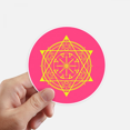 thumbnail image 1 of Pulchritude Refinement Sticker Round Wall Suitcase Laptop Label Bumper, 1 of 1
