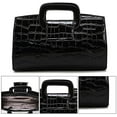 thumbnail image 4 of LinYooLi Women Crocodile Pattern PU Leather Crossbody Bag Flap Top Handle Bag Handbag, 4 of 6