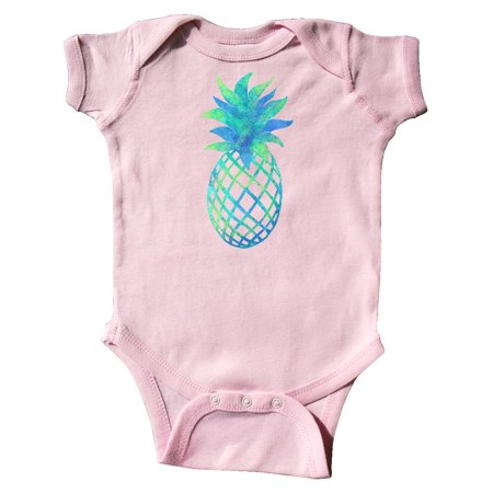 

Inktastic Blue and Green Pineapple Gift Baby Boy or Baby Girl Bodysuit