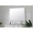 thumbnail image 2 of Aqua rectangle vanity mirror 48 inch in White, 2 of 5