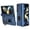 Blue, variant on SaniMore Case for Samsung Galazy Z Fold 5 (2023), Screen Protector & Hinge Protection 360° Rotating Bracket Magnetic Car Mount Heavy Duty Military Drop Armor Shockproof Cover, Black