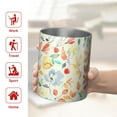 thumbnail image 5 of 12oz Coffee Tumblers Pioneer Flower Stainless Steel Vacuum Insulated Travel Tumbler Coffee Cups Mug with Lid and Straw with Cleaning Brush for Cold & Hot Drinks, 5 of 5