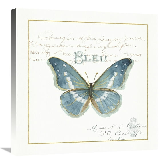 Global Gallery's 'Rainbow Seeds Butterflies V' By Lisa Audit Stretched Canvas Wall Art