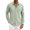 Green, variant on Mens  Dress  Shirts Long Sleeve Button Down Shirts Business Casual Solid Shirts for Work Beach Vacation, 2025 Fall
