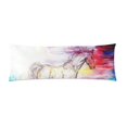 thumbnail image 2 of ABPHOTO Drawing Horse Body Pillow Covers Pillowcase Throw Pillows 20x60 inch, 2 of 2
