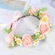 thumbnail image 4 of Bride Artificial Flower Wreath Skin-friendly Colorful Flower Wreath Party Prop for Banquet Wedding Dresses Skirts, 4 of 5