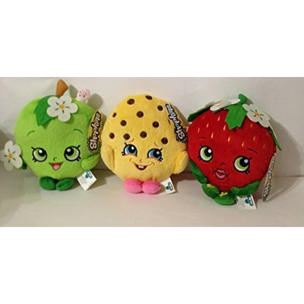Shopkins Season 4 Plush 6 Set Of 3 Apple Blossom Kooky Cookie Strawberry Kiss Walmart Com Shopkins Season 4 Plush 6 Set Of 3 Apple Blossom Kooky Cookie Strawberry Kiss Walmart Com