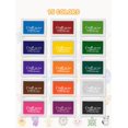 thumbnail image 3 of Set de Almohadillas de Tinta MERDTTES 15 Colores Lavables, 3 of 8