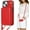 Red, variant on Crossbody Wallet Case for iPhone 13 iPhone 14, Zipper Pocket Case with Card Holder, PU Leather RFID Blocking Protective Cover Case with Kickstand Detachable Wrist Strap Lanyard 6.1" (Black)