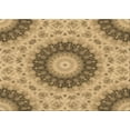 thumbnail image 1 of Ahgly Company Machine Washable Indoor Rectangle Transitional Yellow Orange Area Rugs, 5' x 7', 1 of 7