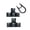 Black, variant on Translucent Keycaps for WASD and Arrows Keys Keycaps Easy Installation for Mechanical Keyboards Gaming Keycap Set 8PCS