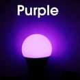thumbnail image 6 of E Energetic Lighting LED 3 w (40 w Equivalent) Purple Decorative Light Bulbs, (2 Pack), 6 of 7