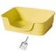 thumbnail image 5 of Cajas de arena para gatos con la parte abierta Bandeja de arena tamizadora Bandeja de arena para gatos fácil de limpiar Bandeja de arena para amarillo, 5 of 9