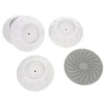 thumbnail image 1 of OULII 5pcs Wall Guard Protector White Rubber Wall Protection For Home Safety, 1 of 8
