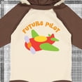 thumbnail image 4 of Inktastic Future Pilot Airplane Boys or Girls Long Sleeve Baby Bodysuit, 4 of 5