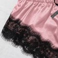 thumbnail image 5 of BONIXOOM Christmas Pajamas Womens Pajamas Sleepwear Belt Sleeveless Solid Sleepwear Sets Pink L, 5 of 6