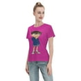 thumbnail image 4 of Women's Basic Short Sleeve T-Shirt Detective Conan Conan, 4 of 6
