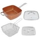 thumbnail image 5 of Sartén Cuadrado, Cacerola, 4 piezas/cocina para hacer sopa freír Carne, 5 of 7