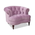 thumbnail image 3 of Jennifer Taylor Home La Rosa Victorian Tufted Accent Chair Lavender, 3 of 5