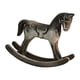 thumbnail image 5 of Caballito de madera, escultura decorativa, versátil, artesanal, ligera y artística Negro, 5 of 9
