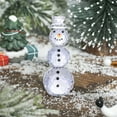 thumbnail image 4 of Bzdzmqm under $5 Crystal Snowman Ornament, Crystal Christmas Snowman Decorations, Glass Material Fine Craftsmanship, Holiday Tabletop Decor, Christmas Party Setup, Beautiful Gift Packaging, 4 of 6