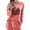 Pink, variant on Wensltd Christmas Pajamas Set for Women Short Sleeve Top and Shorts Holiday Cozy Family Matching Sleepwear Black