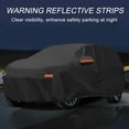 thumbnail image 5 of Unique Bargains Car Cover Aluminum Film Outdoor Full Car Cover All Weather Waterproof Protection with Driver Door Zipper Black for Lexus UX, 5 of 7