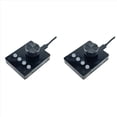 thumbnail image 1 of 2X Teclado Programable Multimedia Perilla USB Teclado Personalizado Teclado Mini Macro Controlador de Volumen (BotóN PequeñO), 1 of 5