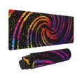 thumbnail image 2 of Xecao A Bright Abstract for Mouse Pad - Waterproof Extended Contour Mouse Mat, Large Gaming Mousepad Laptop Keyboard Mat with Non-Slip Rubber Base, 2 of 8