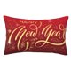 thumbnail image 1 of Fotbe Happy New Year2 Funda de Almohada Decorativa Estilo Occidental, Lujo en Algodón, Fundas para Almohadas King, Cojín Estampado para Decoración del Hogar-20"x30", 1 of 6