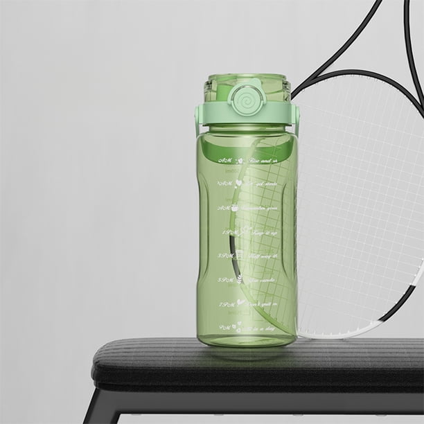 Botella de Agua Deportiva de Gran Capacidad con Pajita | Hervidor de plástico con aislamiento | Tapa de un clic a prueba de fugas | 1500ml | Resistente al frío y al calor | Hidratación al aire libre