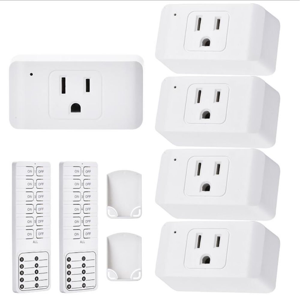 "Happyline" Two Remote Control Outlet Plug Wireless On Off Power Switch
