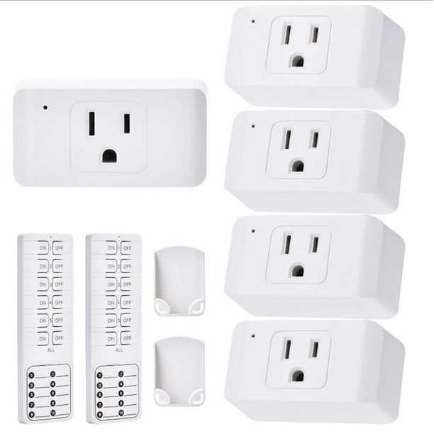 "Happyline" Two Remote Control Outlet Plug Wireless On Off Power Switch