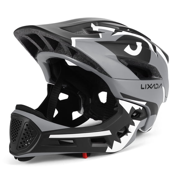 Equipamiento ciclismo Lixada, casco de cara completa desmontable para niños, casco de seguridad depo Lixada Equipamiento ciclismo