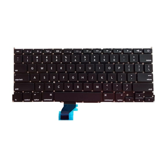 US English Keyboard Replaces for A1502 ME864 ME865 ME866 Components Accessory Professional ,Black