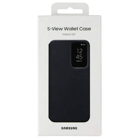 Samsung S-View Wallet Case for Samsung Galaxy S23 - Black (EF-ZS911CBE)