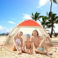 thumbnail image 4 of Gorich Beach Tent for 3/4/6/8 Person, UPF 50+ UV Protection, Portable Sun Shelter, Easy Setup Sun Shade Beach Canopy with Carry Bag, 4 of 8