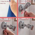 thumbnail image 2 of Adjustable Shower Head Holder Removable Suction Cup Shower Head Bracket, 2 of 4
