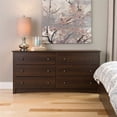 thumbnail image 2 of Prepac Fremont 6 Drawer Dresser in Espresso, 2 of 4