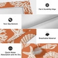 thumbnail image 5 of Orange Starfish Coastal Outdoor Rug 3x5 Ft, Non Slip Washable Area Rug, Shell Coral Summer Beach Nautical Ocean Patio Rugs Carpet Runner, Large Floor Mat for Indoor/Outdoor Deck Porch Camping, 5 of 8
